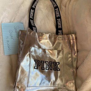 Victorias Secret PINK silver tote bag